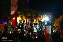 تشییع پیکر سردار شهید حاج مجید خادمی در تهران