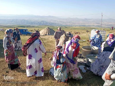 سفر یک روزه سردار عابدین خرم، فرمانده سپاه عاشورا و حضور بین عشایر ارسباران و آحاد مختلف مردم اهر