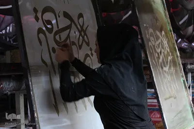 تجلی محرم در صنعت پرچم‌سازی‎