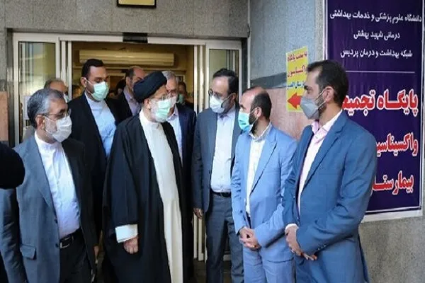 رئیس‌جمهور از بیمارستان نیمه‌کاره انصار الغدیر بومهن بازدید کرد