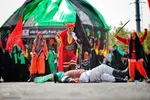 اجرای شبیه‌خوانی در مرز تمرچین پیرانشهر‎