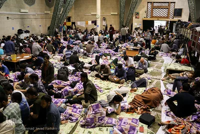 مراسم اعتکاف دانشجویی در دانشگاه تهران