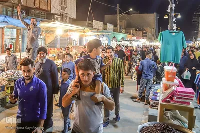 بازار شادگان در آستانه عید فطر