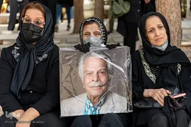 مراسم خاکسپاری پیکر زنده‌یاد منوچهر اسماعیلی در بهشت سکینه کرج