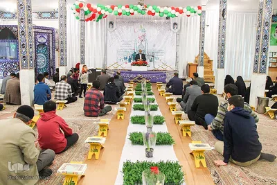 محفل جزء خوانی قرآن کریم در امامزادگان باقریه بیرجند
