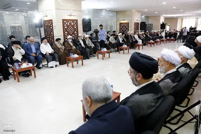 دیدار با نمایندگان مراجع تقلید درمکه