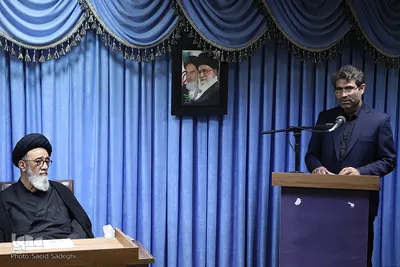 دیدار جمعی از مدیران و اعضای سازمان جهاددانشگاهی آذربایجان شرقی با حجت‌الاسلام والمسلمین سید محمدعلی آل‌هاشم، امام جمعه تبریز