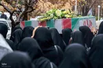 تشییع پیکرهای مطهر شهدای گمنام در میان دانشگاهیان تبریز