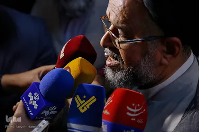 حجت الاسلام والمسلمین سیدمحمود علوی، وزیر اطلاعات در مراسم بزرگداشت شهدای شهریورماه