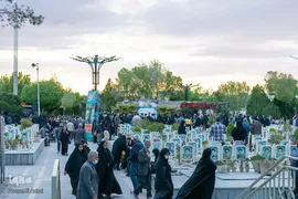 مراسم هفتمین روز شهادت سردار زاهدی در اصفهان