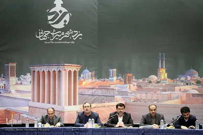 نشست خبری مدرسی فرماندار شهرستان یزد و اعلام برنامه‌های دهه فجر‎‎