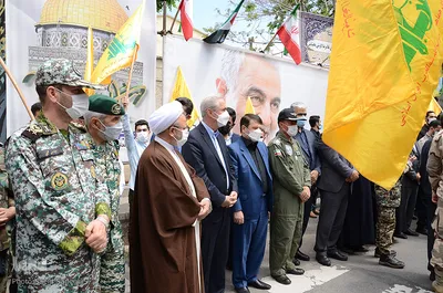 مراسم نمادین روز جهانی قدس در تبریز