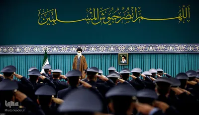 دیدار جمعی از فرماندهان و افسران نیروی هوایی ارتش با رهبر انقلاب