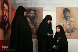 آئین افتتاحیه نمایشگاه«آیینه‌های بی‌زنگار»
