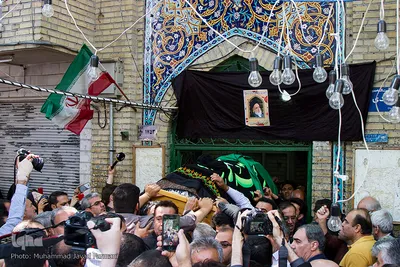 مراسم تشییع پیکر مرحوم حجت‌الاسلام سیدمهدی طباطبایی، استاد برجسته اخلاق
