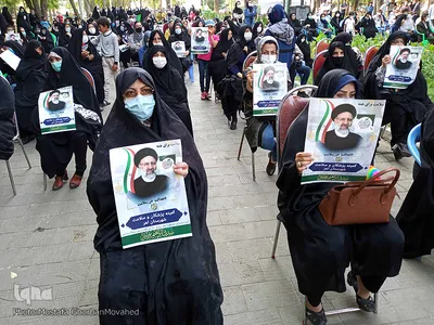 برگزاری جشن پیروزی حجت‌الاسلام والمسلمین رئیسی در اهر