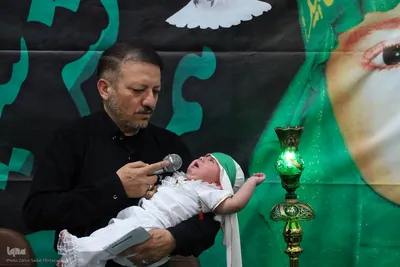 مراسم شیرخوارگان حسینی در امامزاده سیدمحسن(ع) تیرانچی
