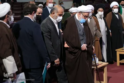 مراسم تجلیل از مقام علمی آیت‌الله صافی گلپایگانی(ره) مرجع فقید شیعه