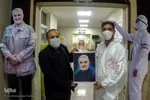 استقبال مدافعان سلامت از پویش «به نیت حاج قاسم»‎‎