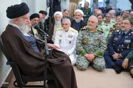 دیدار جمعی از فرماندهان نیروهای مسلح