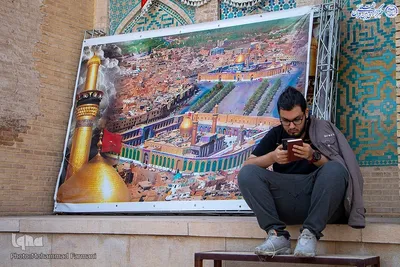 اعتکاف در مسجد آقابابا خان