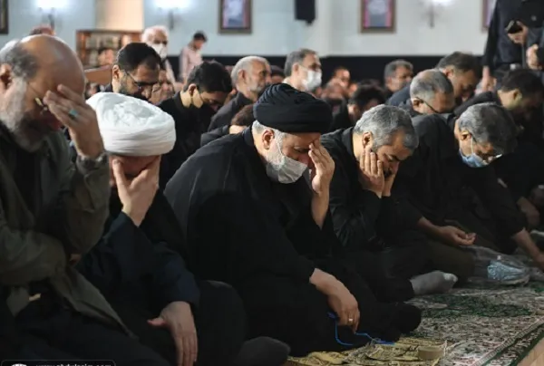حضور رئیسی در مراسم عاشورای حرم حضرت عبدالعظیم(ع)