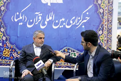 میهمانان غرفه خبرگزاری ایکنا در سیزدهمین روز نمایشگاه قران کریم