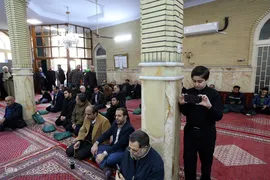 مراسم ترحیم مرحوم یعقوب منصوری پدر کریم منصوری قاری ممتاز و بین المللی کشور
