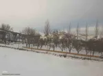 وضعیت راه های روستایی شهرستان اهر در روزهای سرد سال
