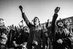 تجمع سوگواران امام خامنه‌ای در میدان امام اصفهان
