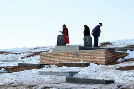 حال و هوای لیله الرغایب در هوای سرد شهرستان اهر