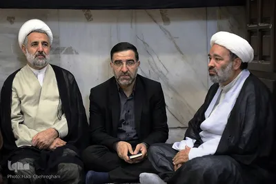 مراسم ترحیم شهید حجت الاسلام تقوی در قم