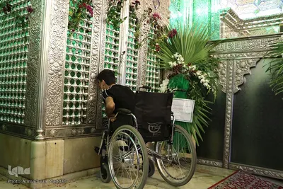 حضور هیئت های مذهبی جوان شهر شیراز در حرم مطهر شاهچراغ