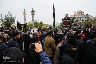 مراسم اربعین حسینی در جوار حرم مطهر رضوی