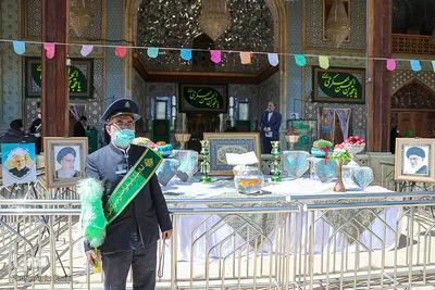 تحویل سال نو در شاهچراغ (ع)