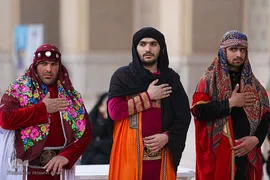مراسم آیینی تعزیه در حرم شاهچراغ (ع)