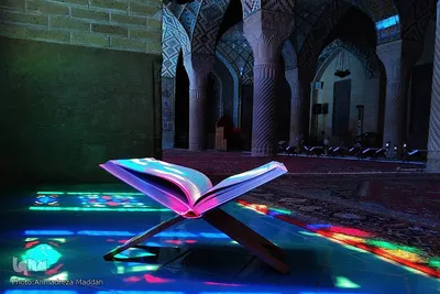 مراسم جزءخوانی و تفسیرآیات قرآنی در مسجد نصیرالملک‎‎
