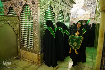 آیین گلاب شویی حرم مطهر حضرت شاهچراغ علیه السلام