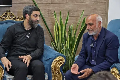 دیدار نماینده مقام معظم رهبری با خانواده سردار شهید یعقوب خادمی