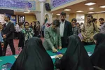 حضور پرشور مردم تبریز پای صندوق رای‎