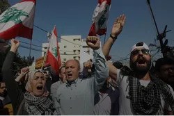 Lebanese Burn US, Israeli Flags, Slam Foreign Intervention