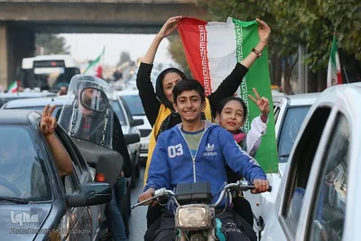 جشن پیروزی تیم ملی ایران