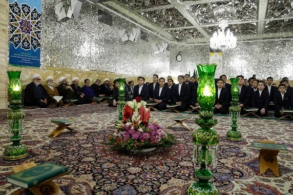 Quranikong mga Sesyon na Inilunsad sa Dambana ng Imam Reza bilang Pagpupugay sa Anti-Israel na Operasyon ng Iran