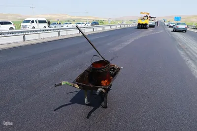 بازدید نایب‌رئیس مجلس و رئیس سازمان راهداری از پروژه پل بیات و جاده تبریز - زنجان