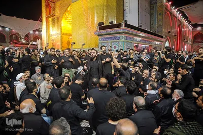 حرم مطهر اميرالمومنين علی(ع) در آستانه اربعین حسینی