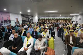 بدرقه نخستین گروه از زائران حج عمره در سال ۱۴۰۳