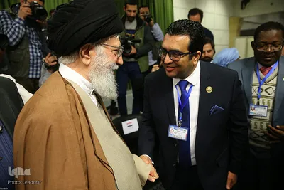 دیدار شرکت‌کنندگان در سیزدهمین کنفرانس اتحادیه بین‌المجالس سازمان همکاری اسلامی با رهبر انقلاب