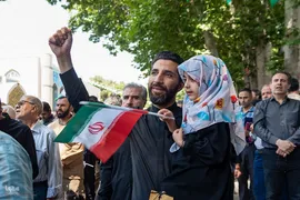 راهپیمایی مردم کرج علیه تهاجم رژیم صهیونیستی