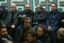 مراسم تجدید عهد هنرمندان با سردار آسمانی