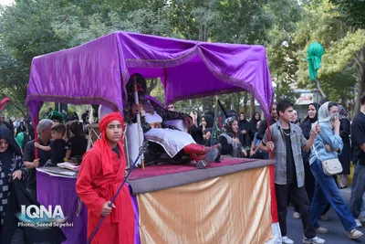 مراسم جاماندگان اربعین حسینی در ملایر